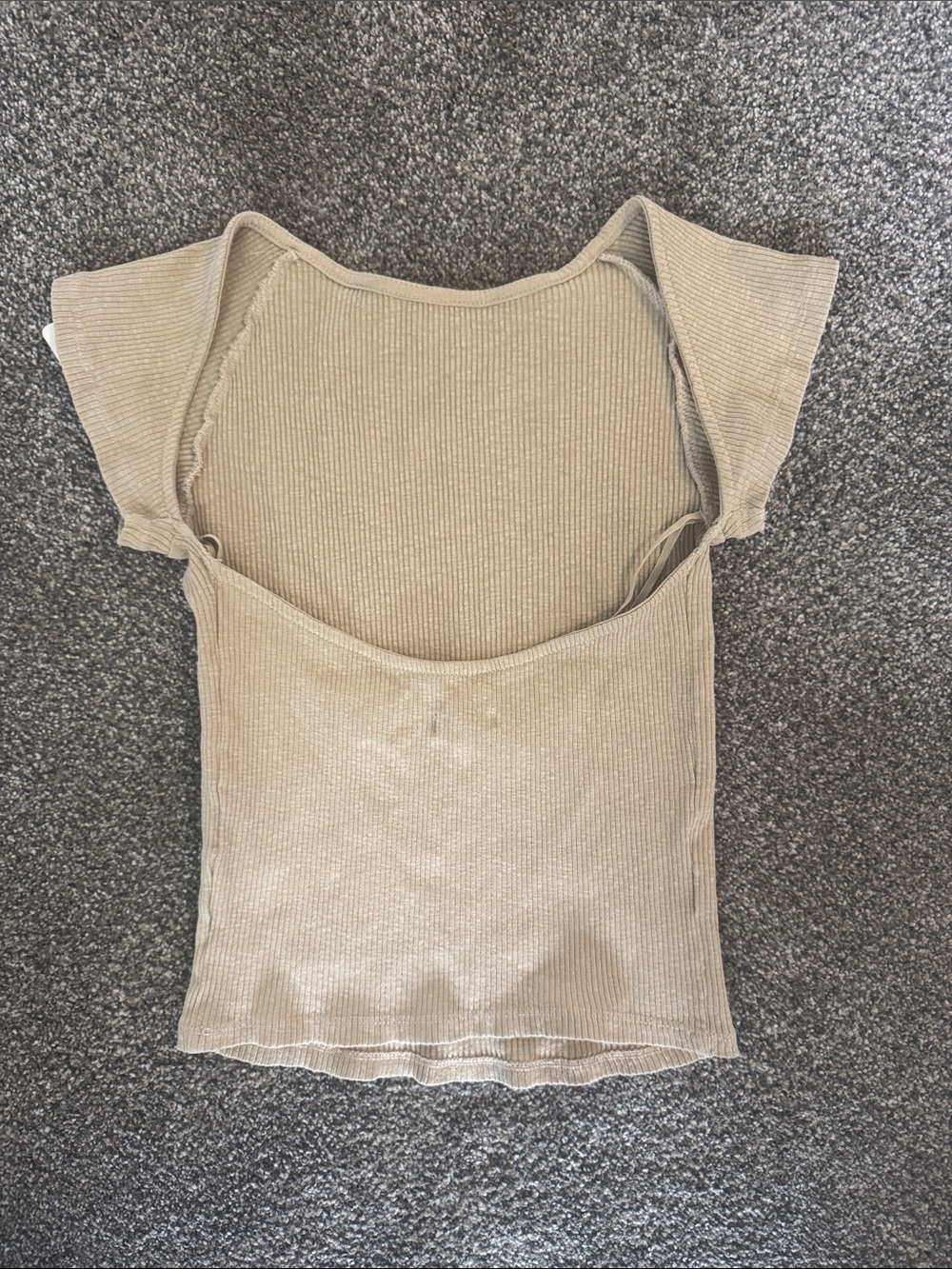 Aerie Ribbed Open Back Top - Picture 3 of 5